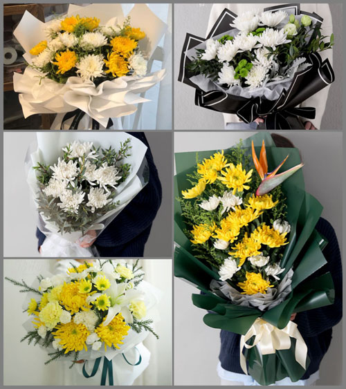 陕西咸阳市长武县昭仁街道崔吴村白事花束代送